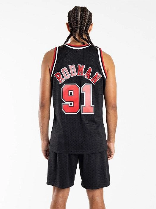 Outdoor Trend Chicago Bulls 97-98 Dennis Rodman Swingman Jersey