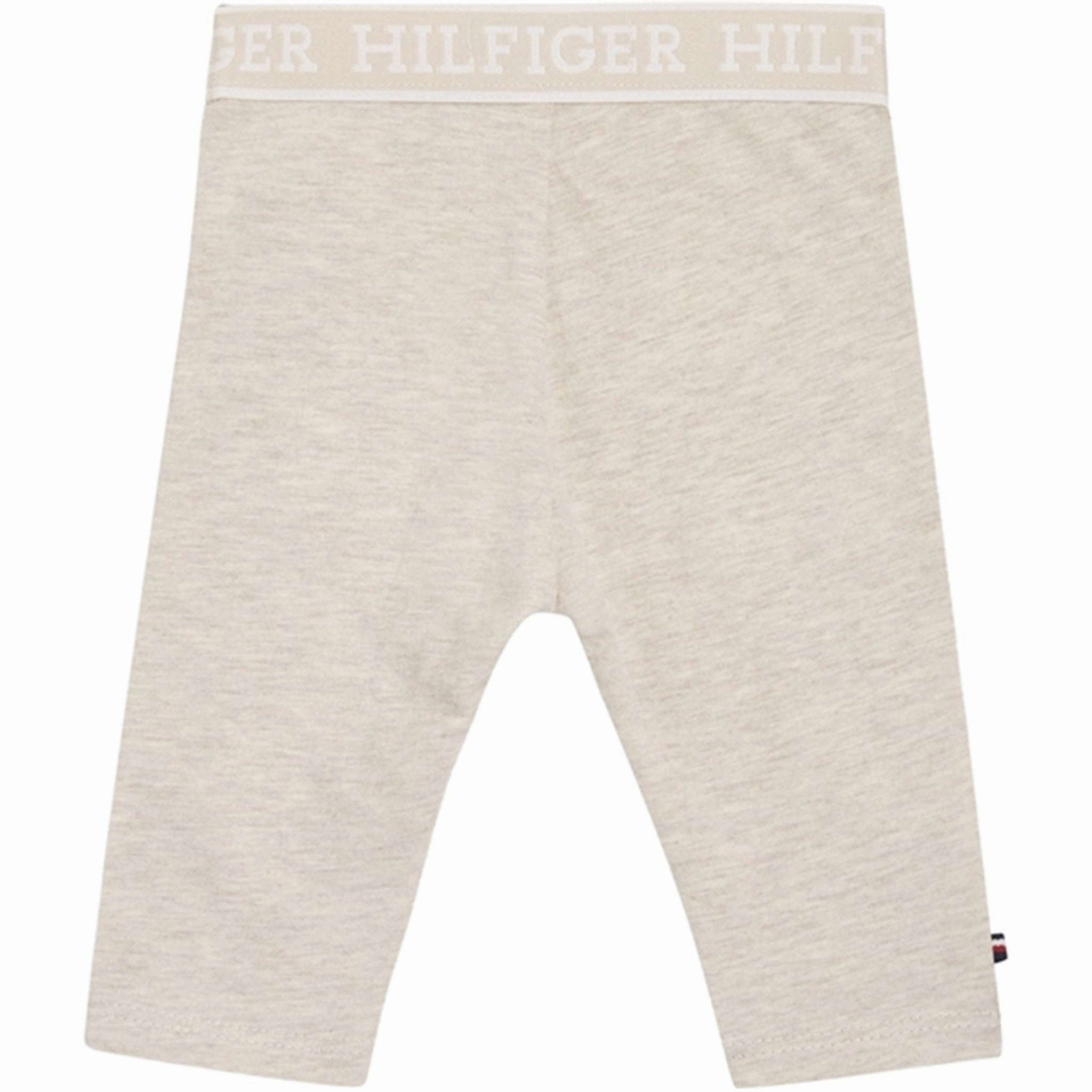 Slim Silhouette Premium Stretch Tommy Hilfiger Baby Monotype Elastic Leggings Merino Melange