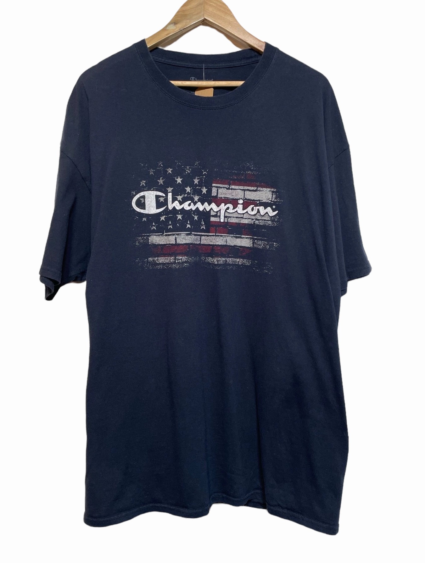 Champion Flag T-Shirt (Size XL) loose fitting Seasonal Comfort
