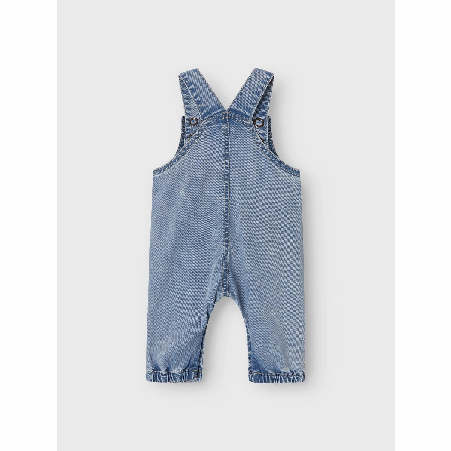 Name It Medium Blue Denim Alvin Baggy Denim Overall FunctionalZipper Button front