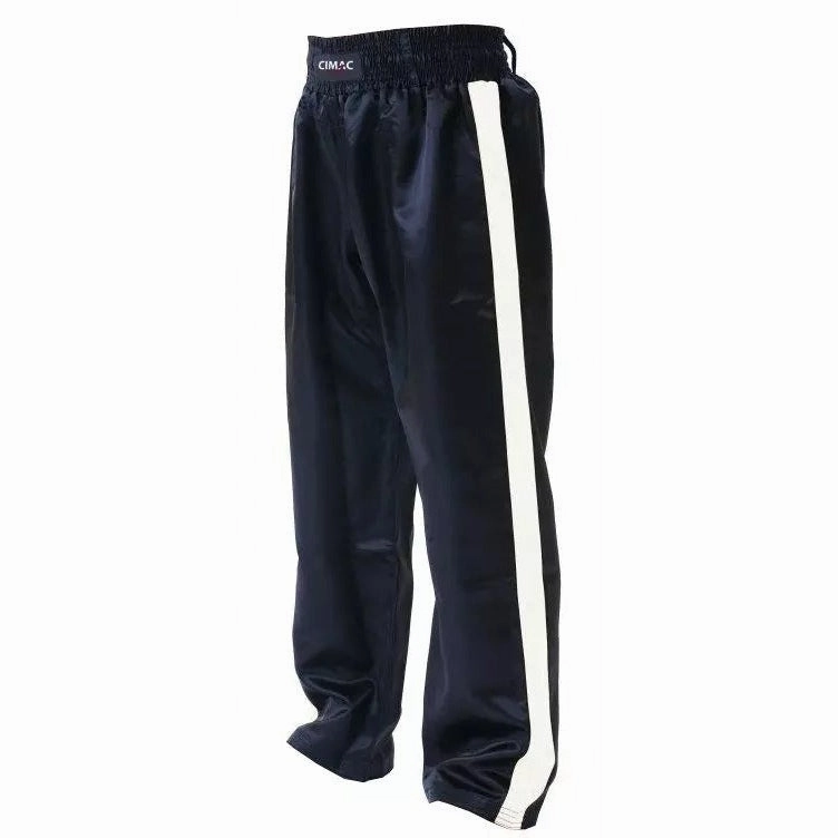 Packaging Personality Cimac Kickboxing Trousers Adult Black Satin Pants
