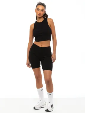 hat accents product future prospects Enzo | Womens Ribbed Vest and Shorts