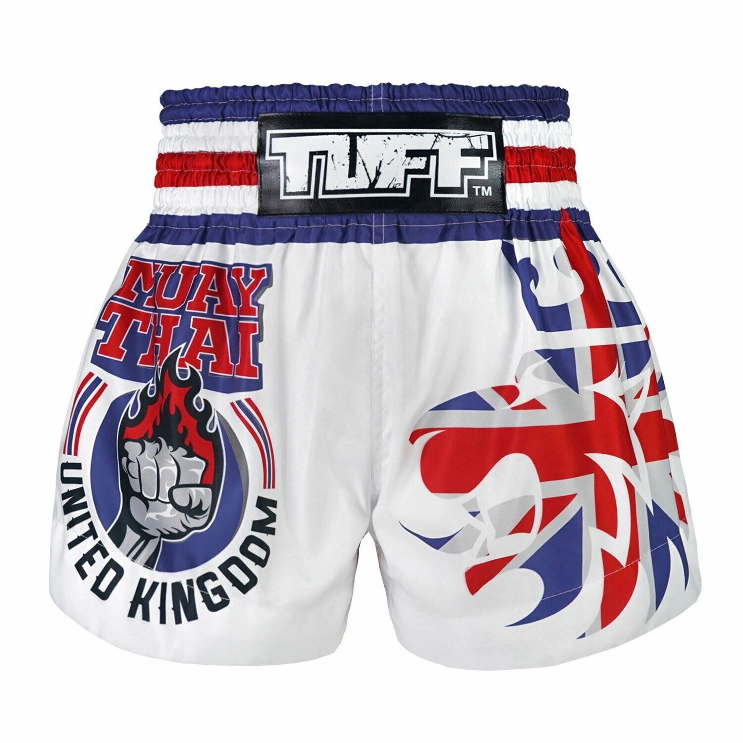 TUFF Muay Thai Shorts UK King Of Beasts MS666 Sporty Style