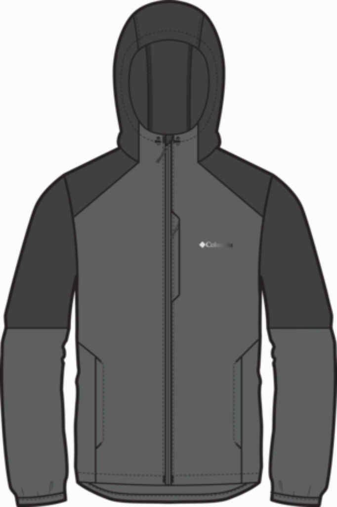 Senior Effortless Comfort Columbia Tech Nylon Hoodie Men