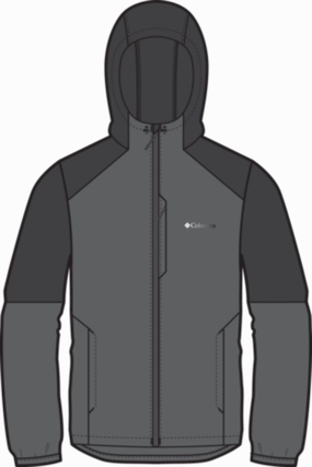 Senior Effortless Comfort Columbia Tech Nylon Hoodie Men