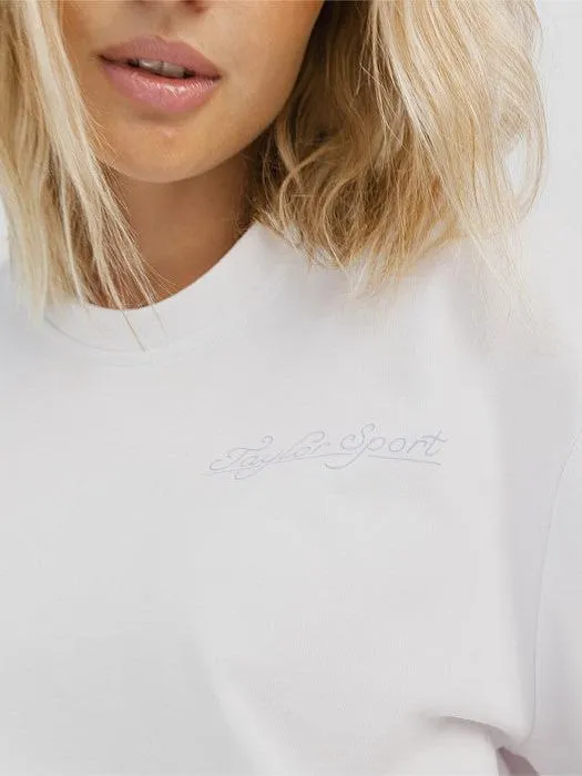 Sustainable production Durable Colorfast Finish Taylor Tee in White