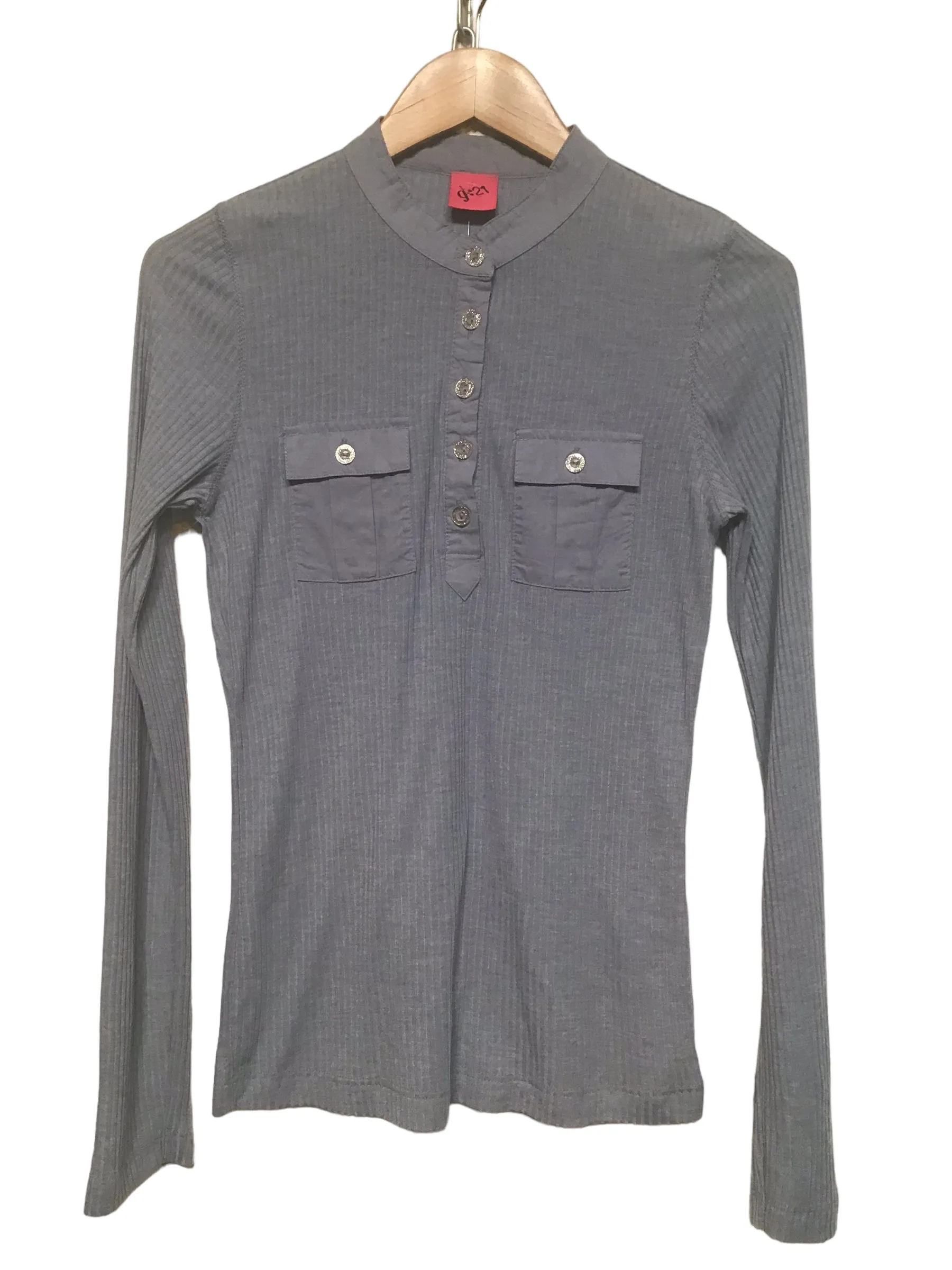 G:21 Long Sleeved Top (Size L) Twill Weave Teen Fashion