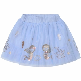 Office Appropriate Hust & Claire Winter Sky Ninna Skirt