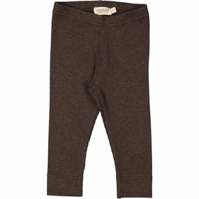 MarMar Modal Deep Choco Melange Leggings Breathable Wear Fit