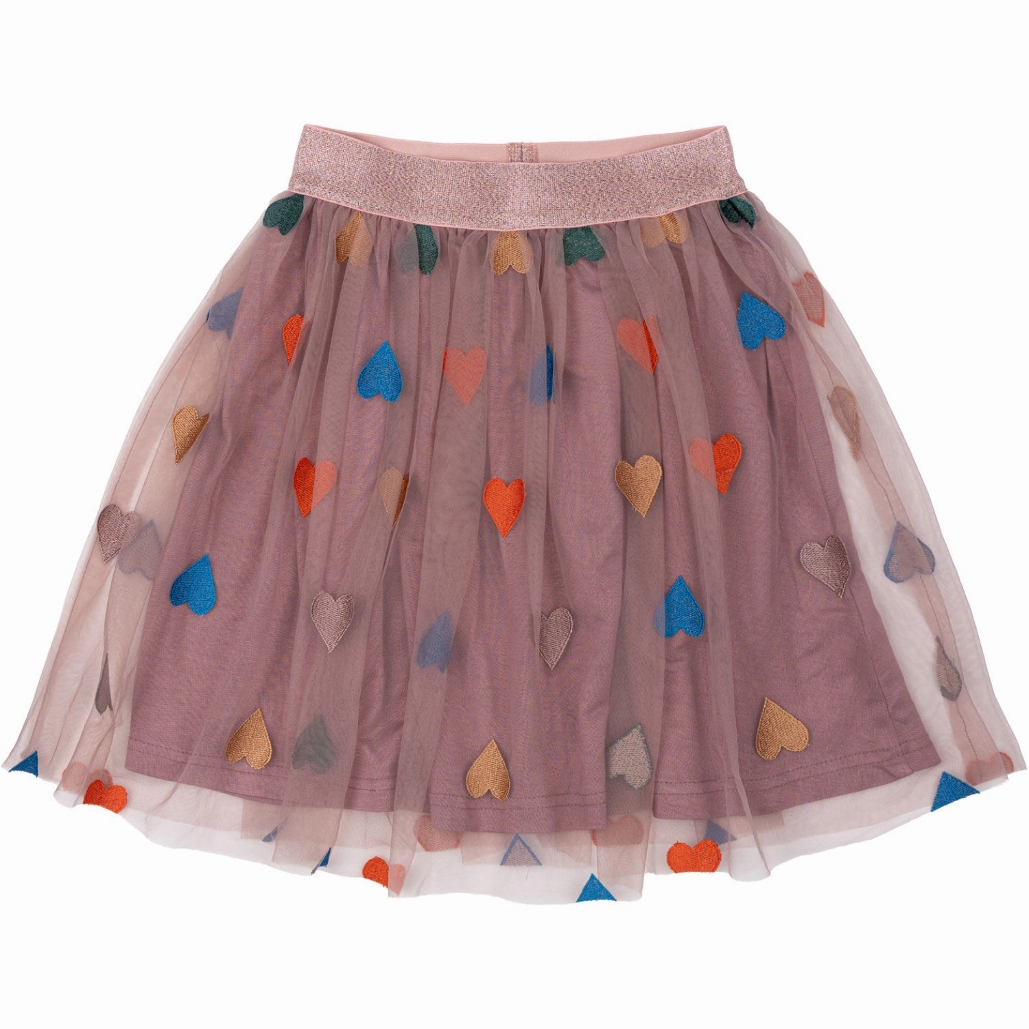 High low hem The New Adobe Rose EMB Nicolette Skirt
