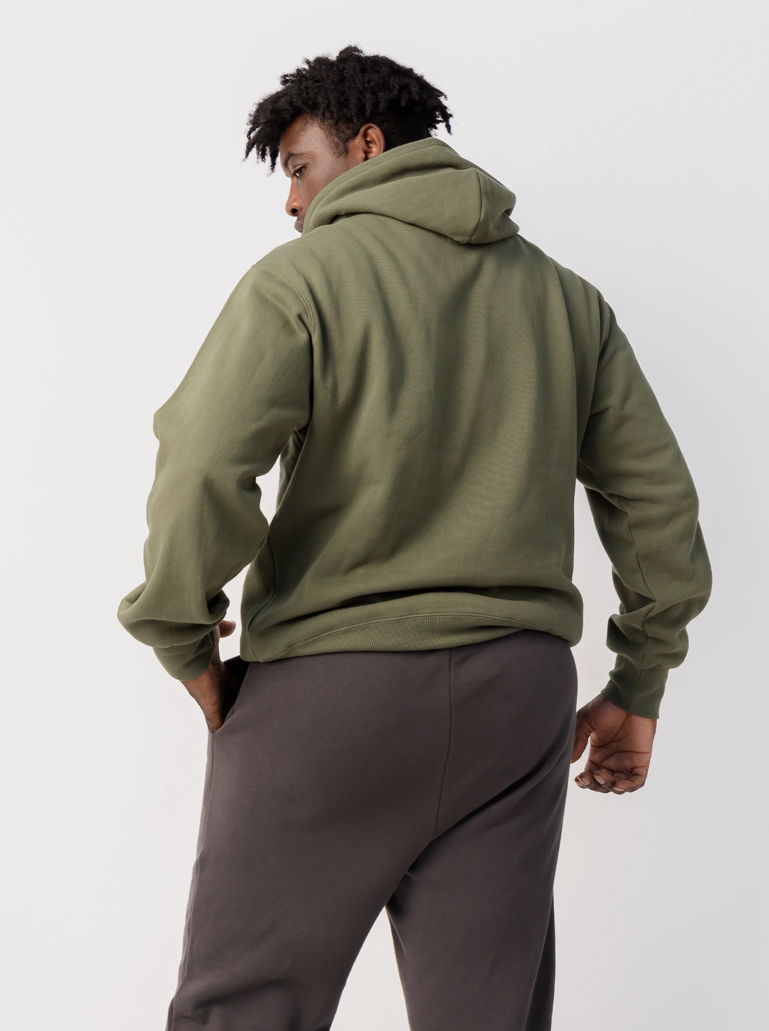 Classic Hoodie in Fern dark colors