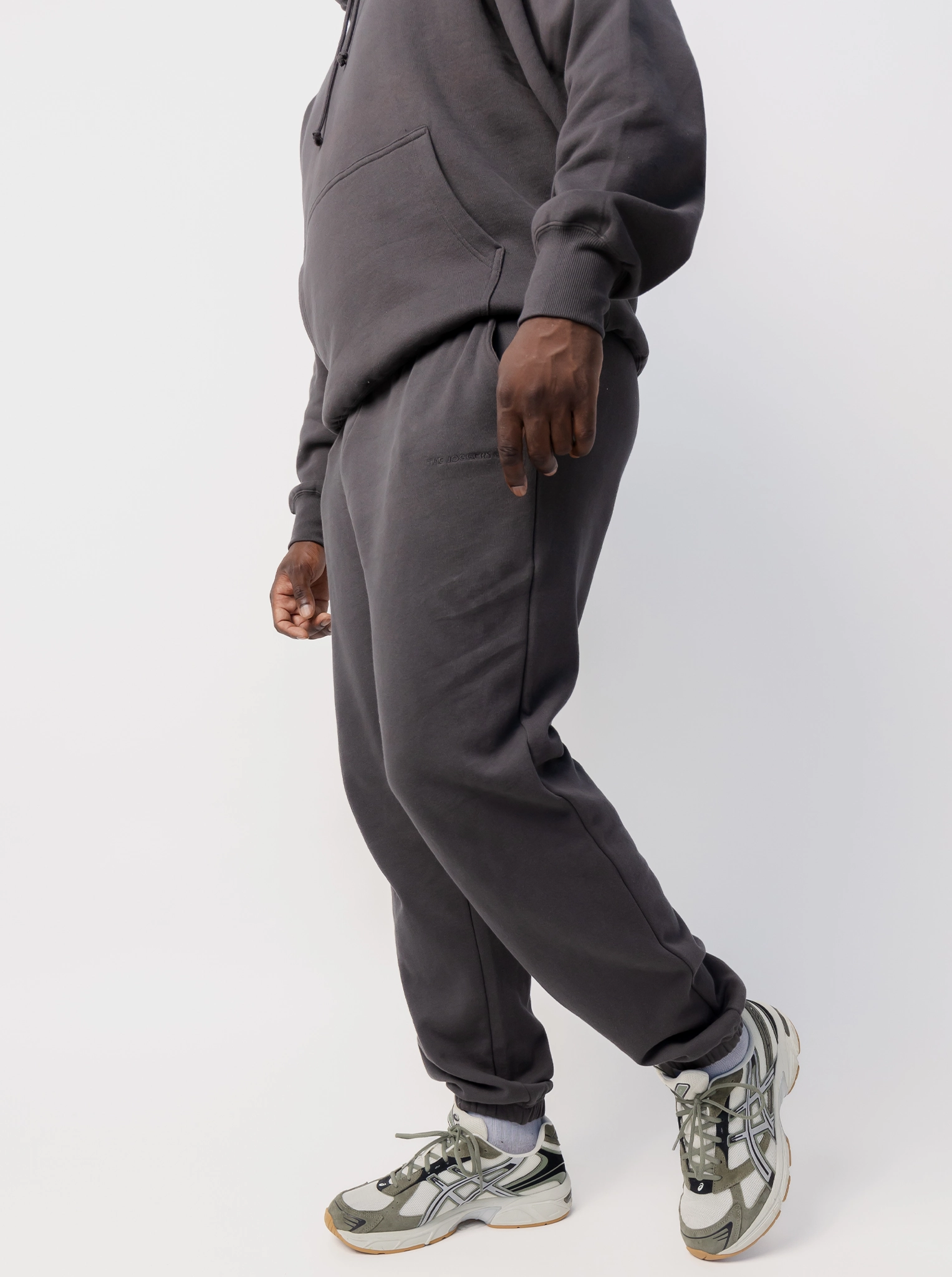 Classic Joggers In Washed Black Matted look