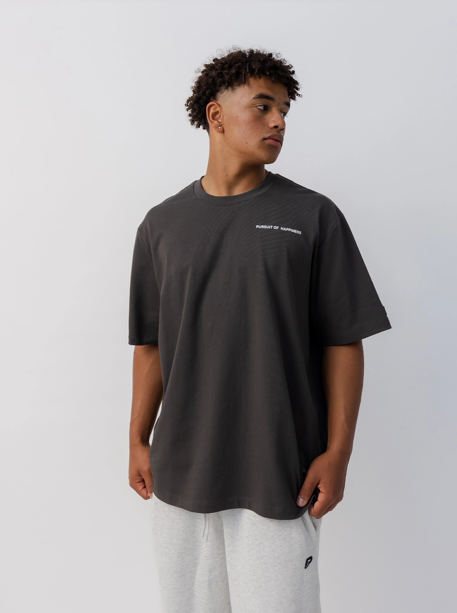 Timeless Piece Breathable Look Classic Logo Heavyweight Track Tee