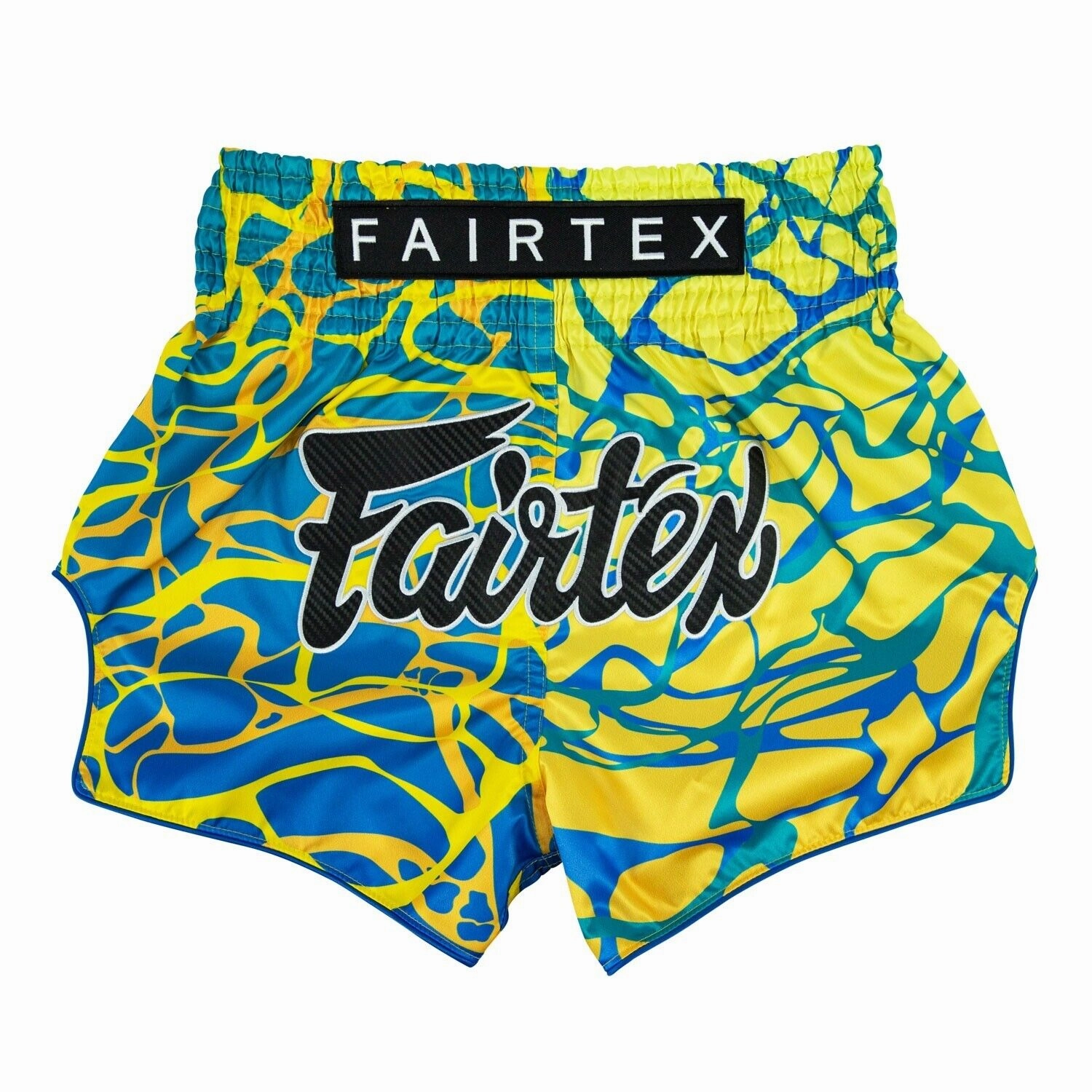 Fairtex Magma Muay Thai Shorts BS1927 Green Fleece Lining
