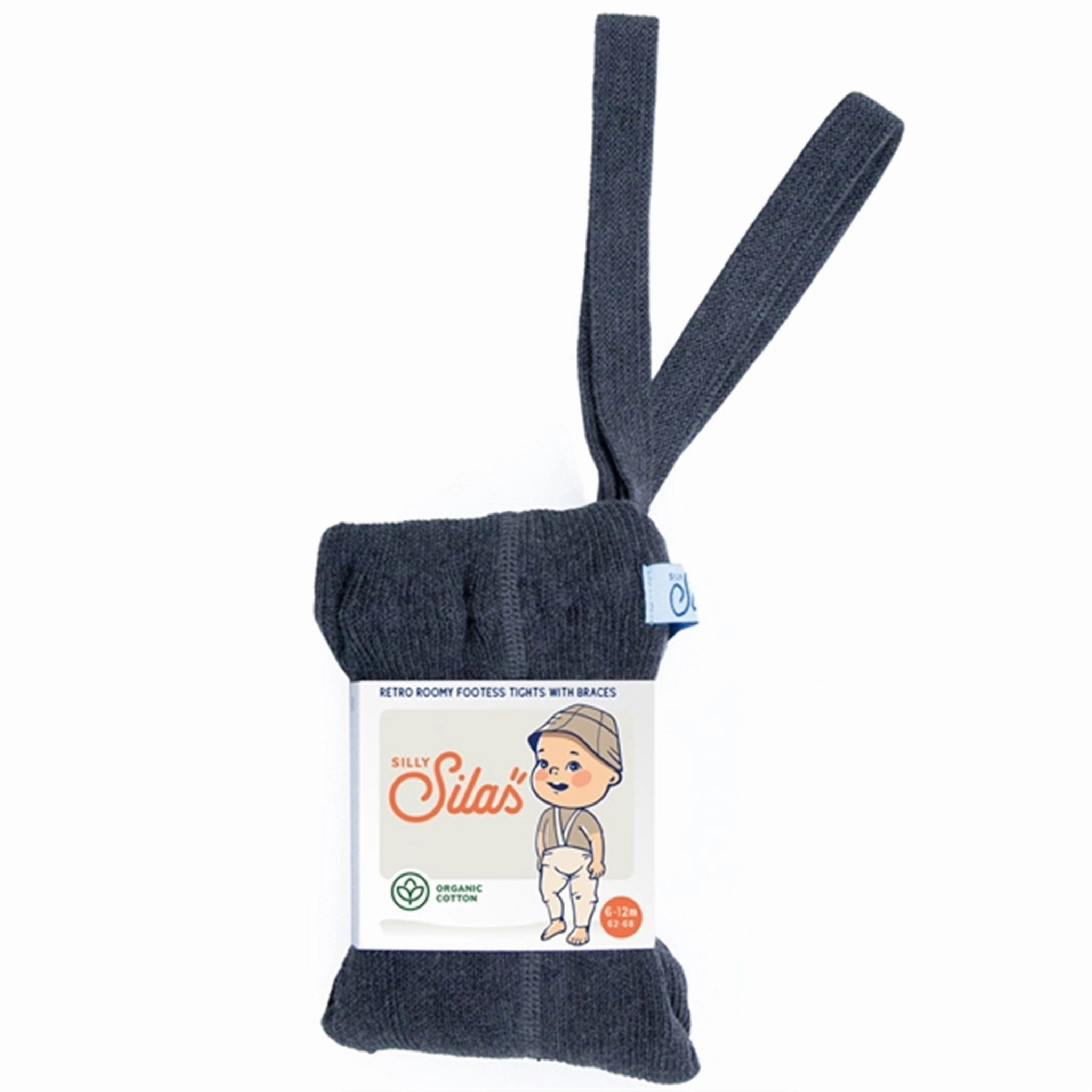 Silly Silas Roomy Footless Dark Grey Blend Daily Basic Perfect Fit Wear