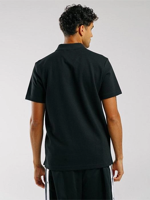 All-day Comfort Essentials Waffle Polo Shirt