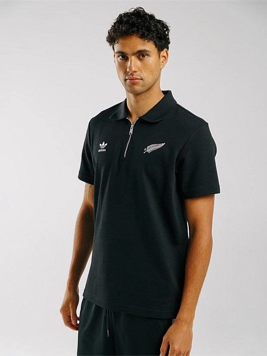 Essentials Waffle Polo Shirt Lightweight Comfort High-End Look