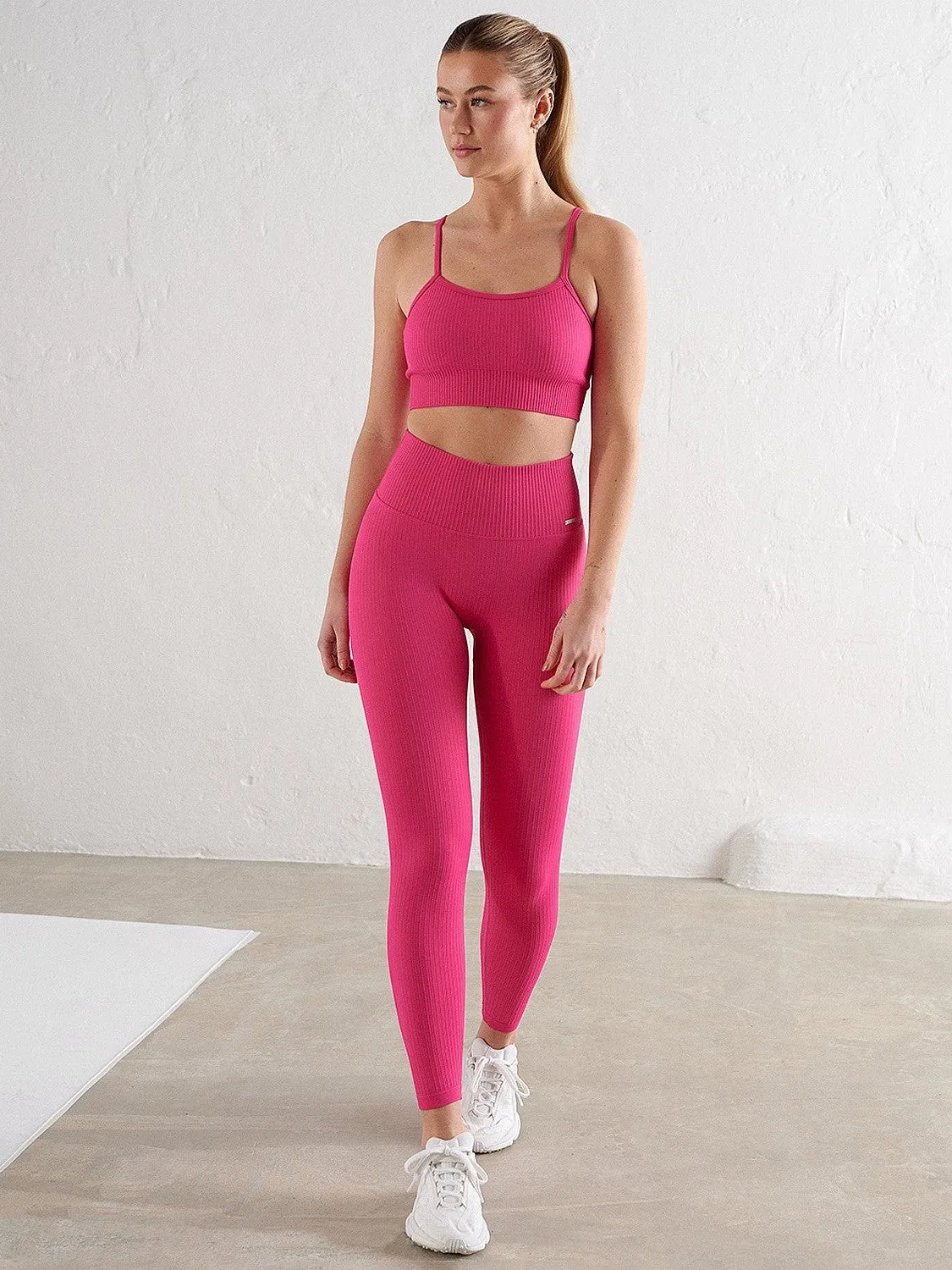 Sugar Rush Ribbed Seamless Tights Maternity Wear Rib Knit