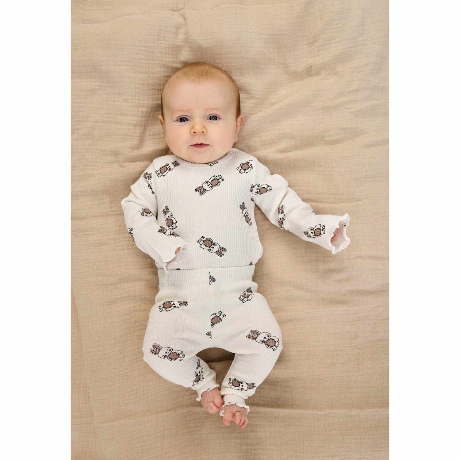 THE NEW Siblings Cloud Dancer AOP TNSBPippa Rib Leggings Shape Enhancing