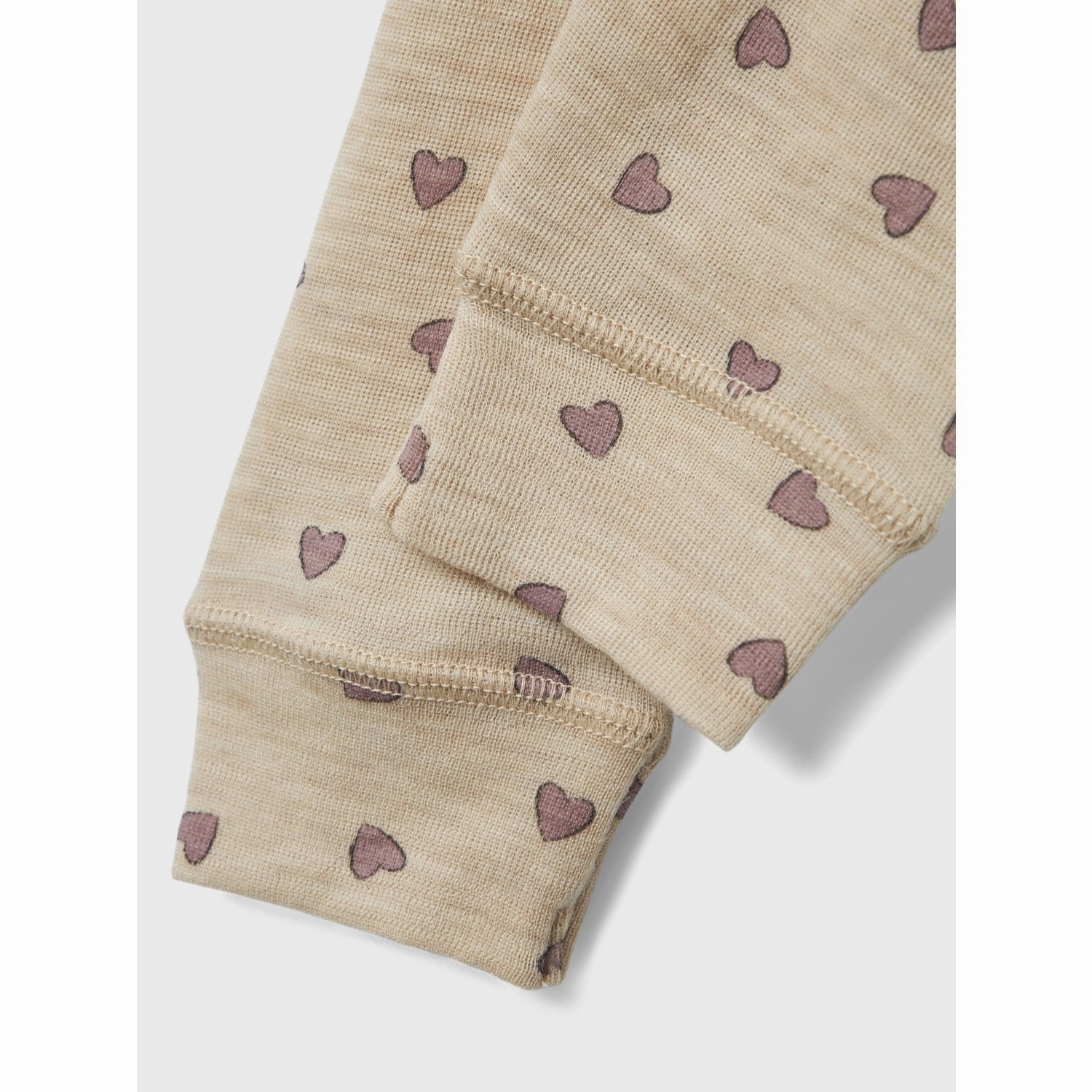 Lightweight texture Name It Pure Cashmere Wang Wool Rib Legging AOP