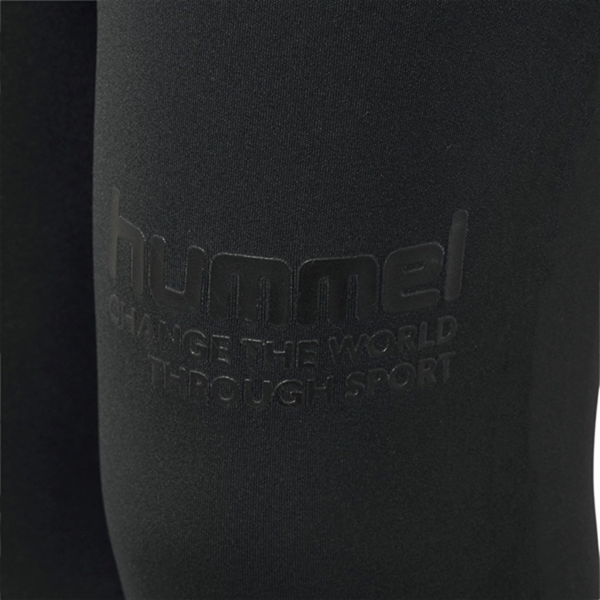 Hummel Black Pure Leggings For Teens Ultra Light Adjustable drawstring