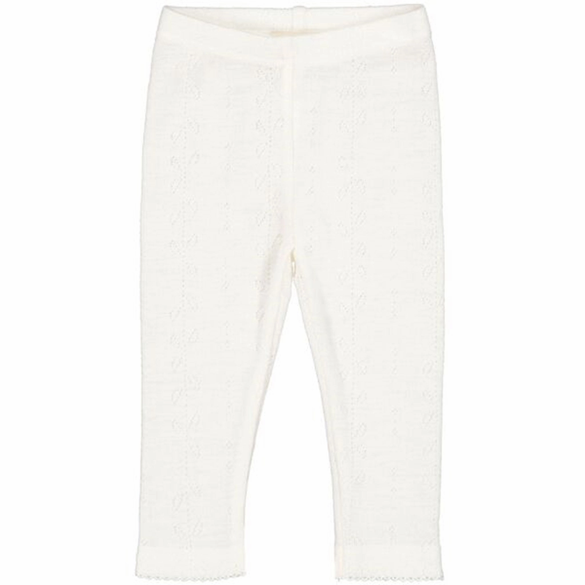 Sporty Look MarMar Wool Pointelle Natural Leggings