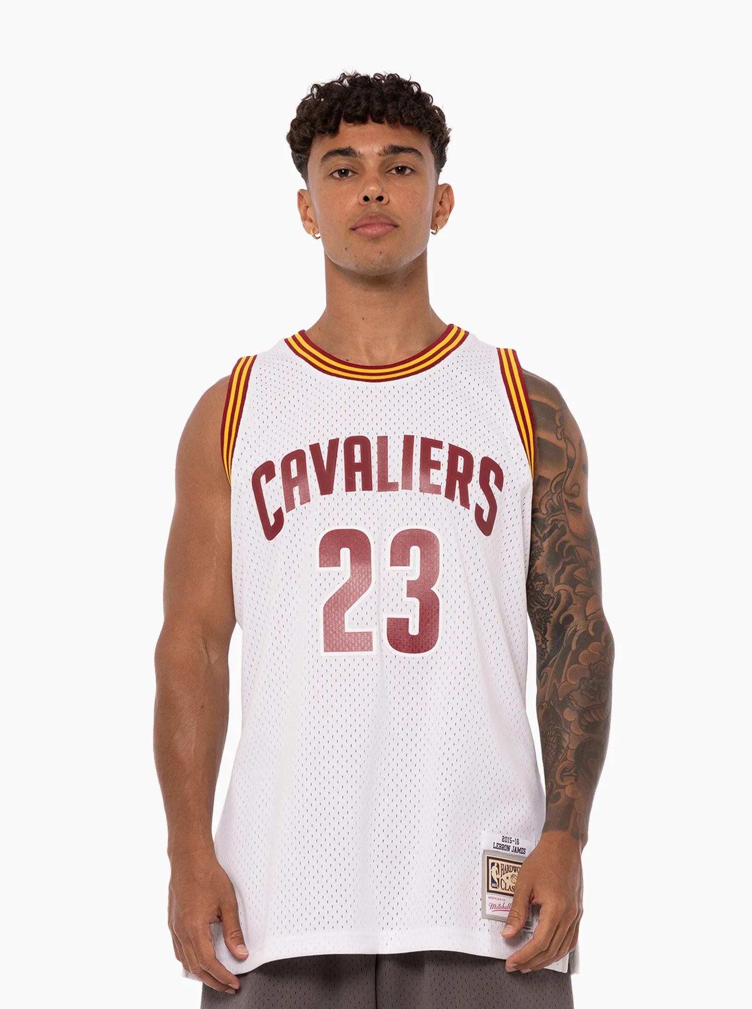 Stylish Outfit Cleveland Cavaliers 2015-16 Lebron James Swingman Jersey