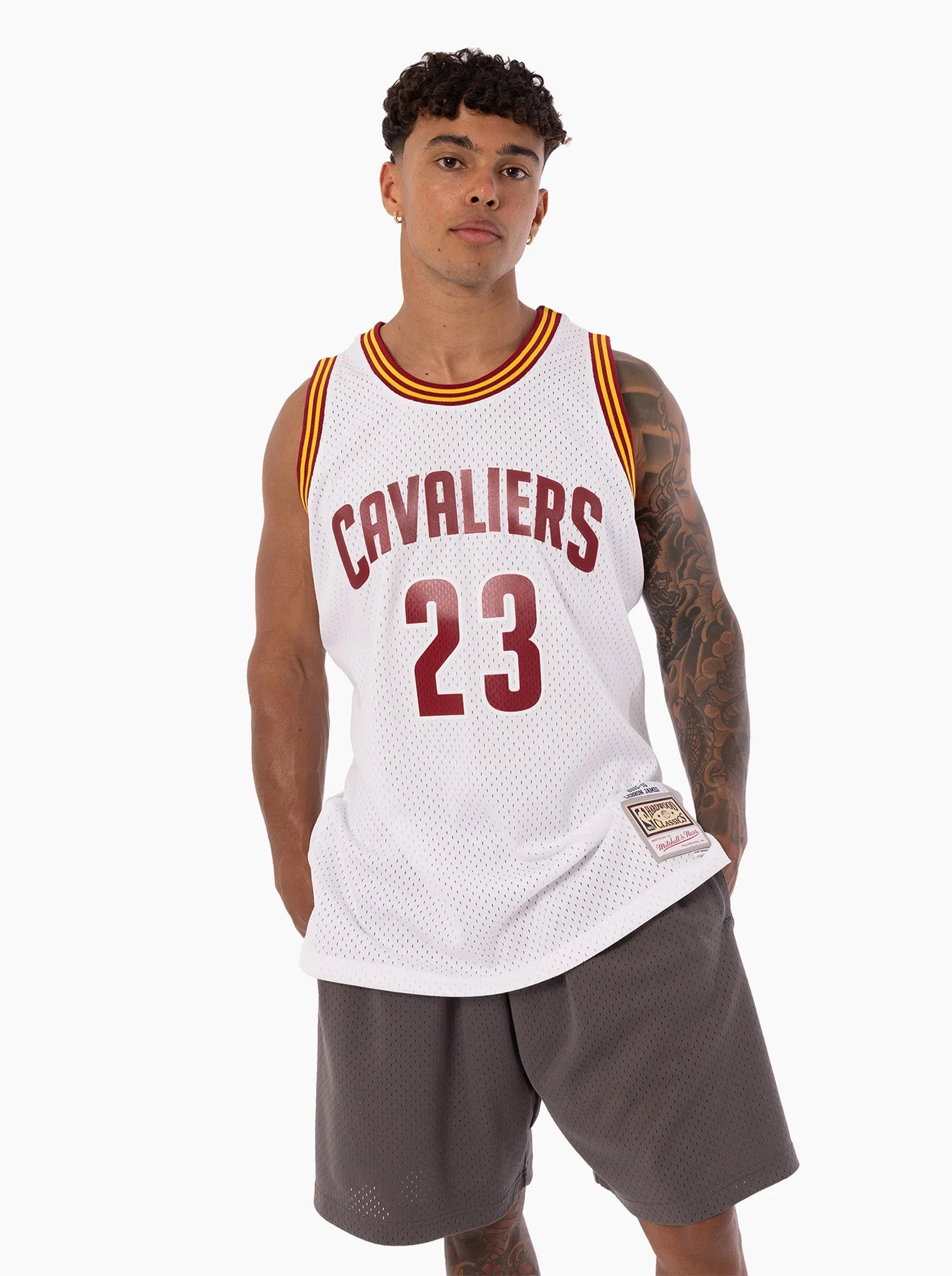Cleveland Cavaliers 2015-16 Lebron James Swingman Jersey Vented Back Eco Friendly Recycled Yarn