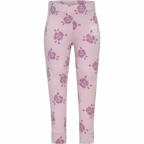Hummel Winsome Orchid Bloomy Leggings Smooth Style