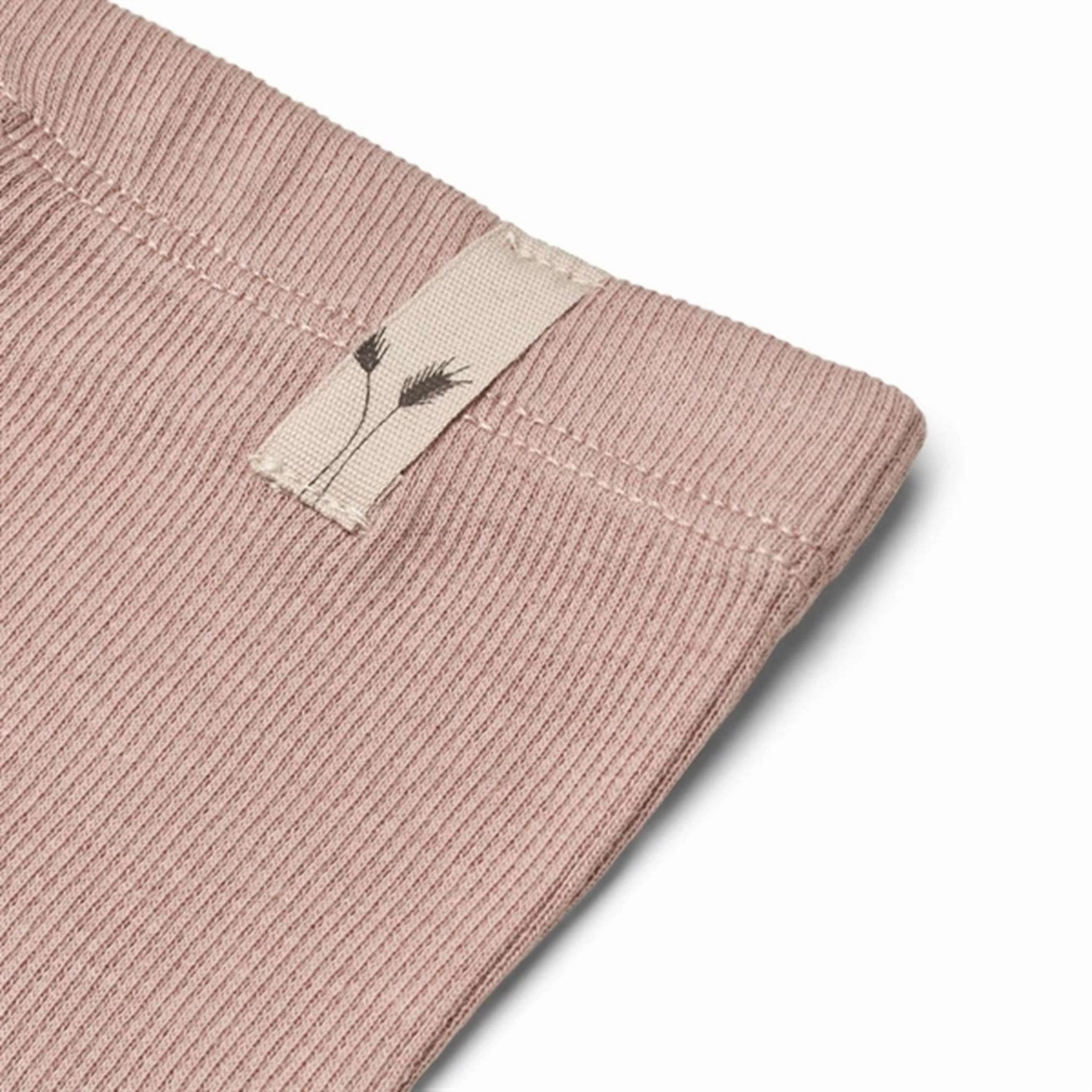 Form Fit Casual Layer Wheat Rose Rib Leggings