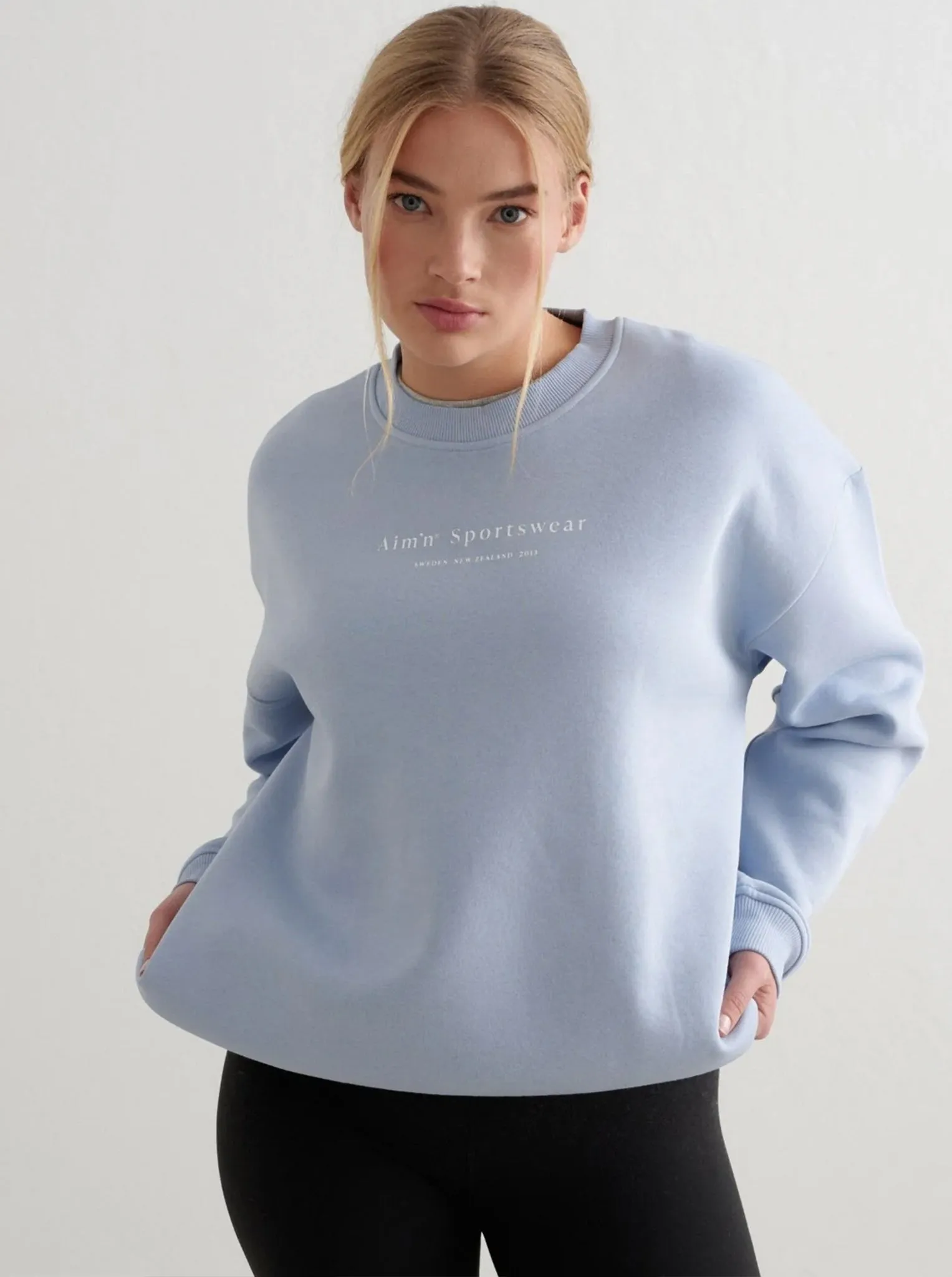 Gift worthy Cloudy Blue Serif Sweatshirt