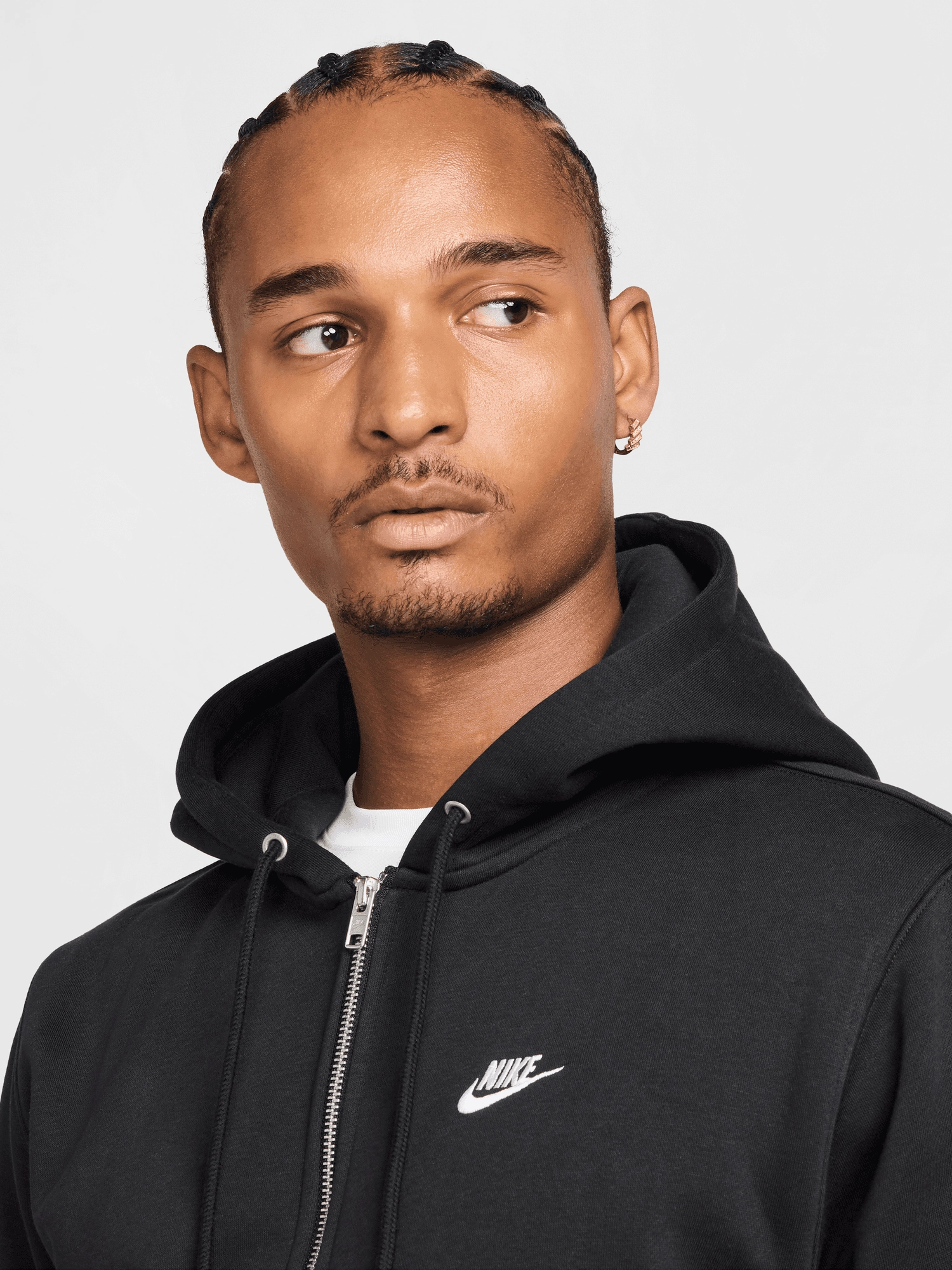 Club Fleece Full Zip Hoodie Simple Outfit