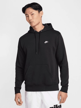 Hidden Pocket Compartments Club Pullover Fleece Hoodie