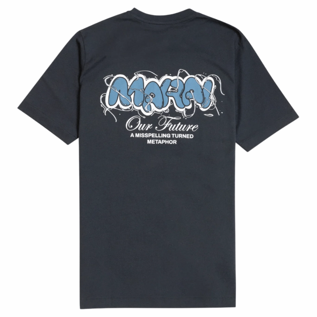 NonRestrictive Cut Edgy Marai Bubble Vortex T-Shirt Men