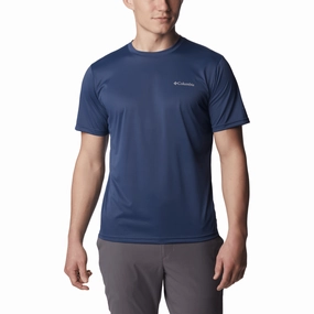 Comfortable Shape Solid color purity Columbia Hike T-Shirt Men