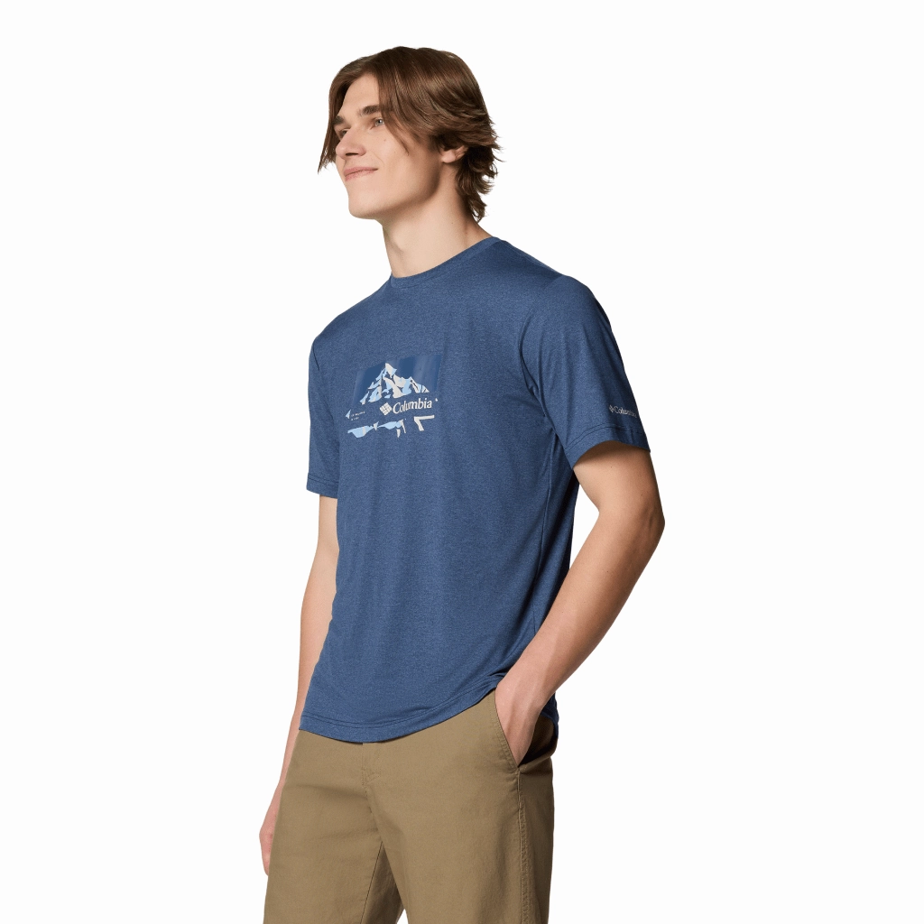 Columbia Kwick Hike Graph T-Shirt Men Fashion Outfit Stylish Outfit