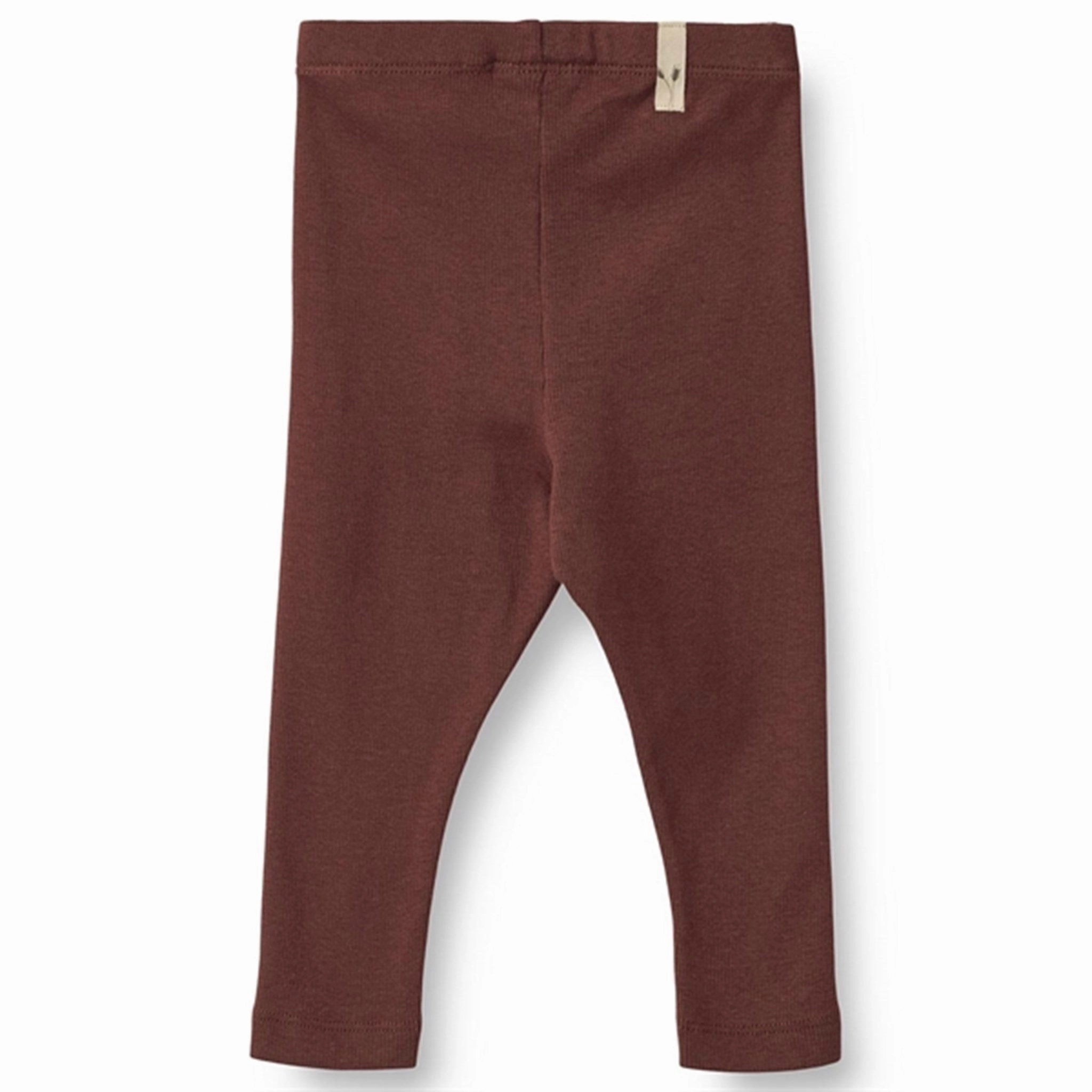 Double Layer Maternity Wear Wheat Aubergine Maddy Rib Leggings