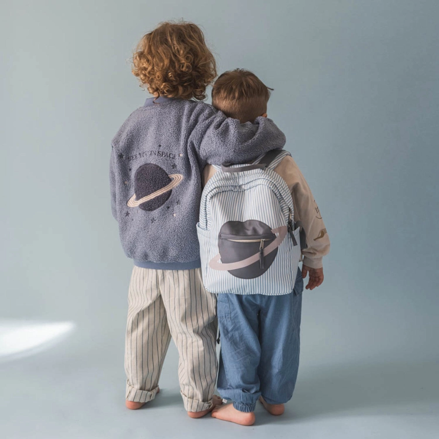 That's Mine Classic Blue Meo Sweatpants HighVisibility Trim Rugged Design