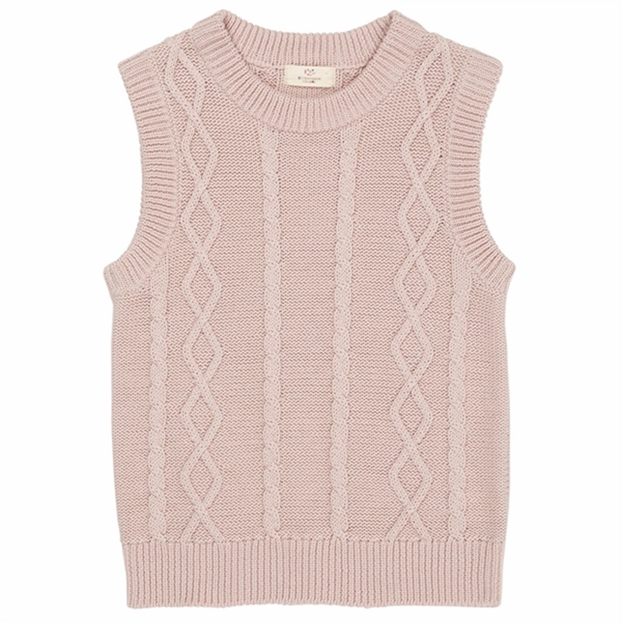 Hybrid Durable Seams Copenhagen Colors Lb. Rosa Knitted Cable Vest