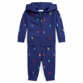 jewelry Ralph Lauren Baby Baby Boy Sweatsuit Navy