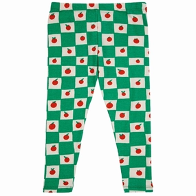 Bobo Choses Baby Tomato All Over Leggings Offwhite Petite Size Non See Pro Athlete Breathable Fabric