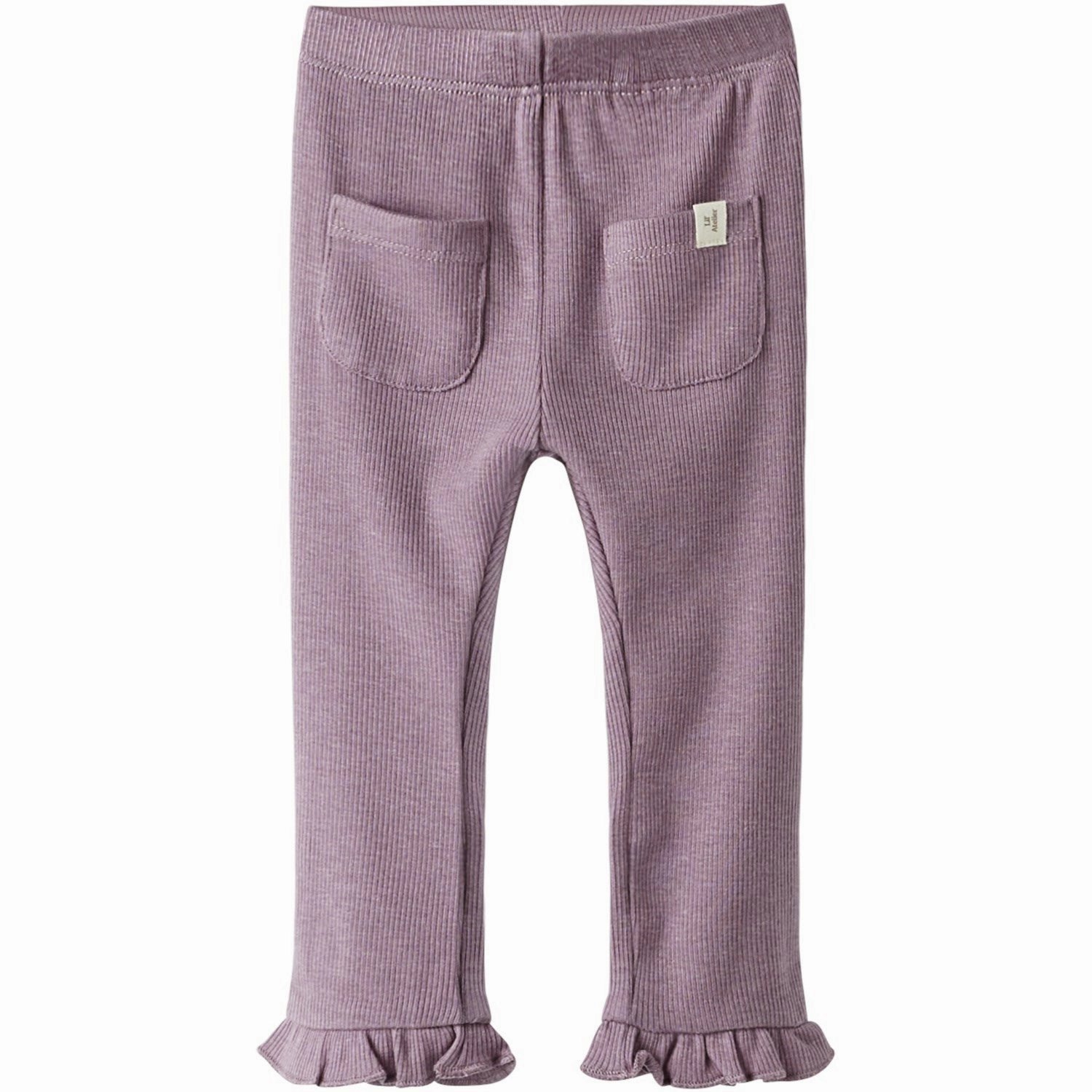 Lil'Atelier Nostalgia Rose Melange Darla Slim Leggings Wide waistband