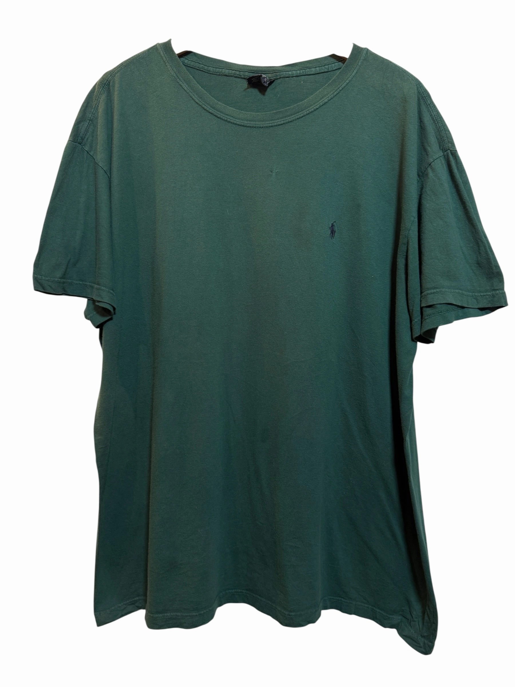 Polo Ralph Lauren Mens Green T Shirt (Size L) Casual Outfit short sleeved