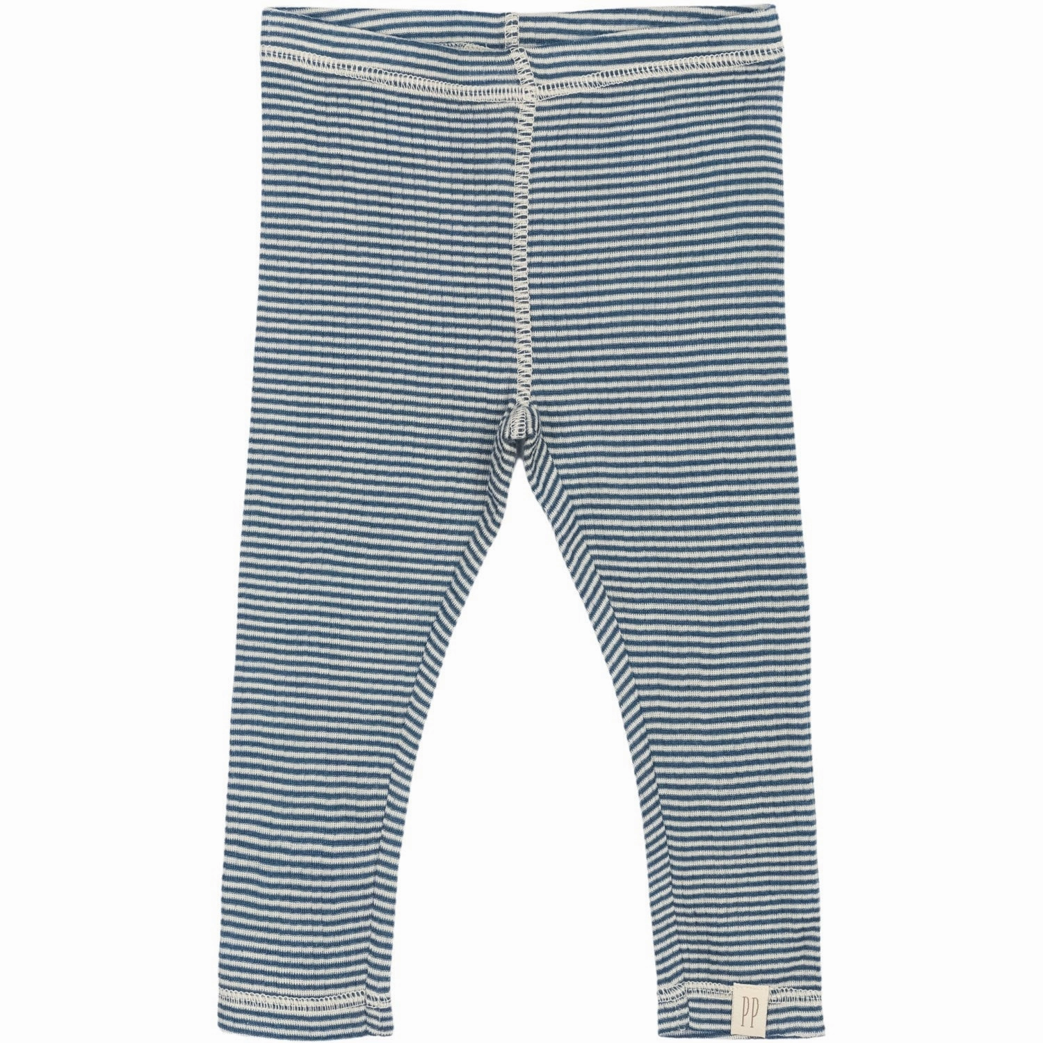 Sport Flex Non See Beginner Level Petit Piao Ensign Blue/dark Off White PPDante Leggings Merino Wool Striped