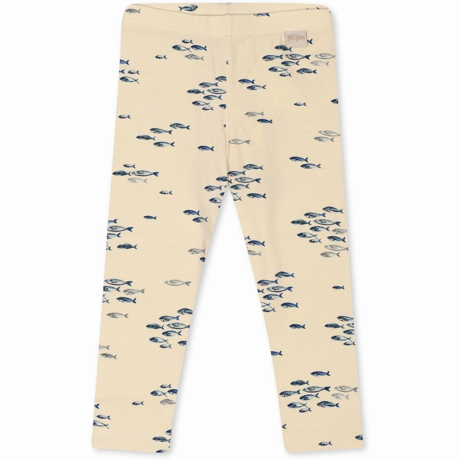 Breathable Design Layered Seam Construction Petit Piao Fish Aop Leggings Printed