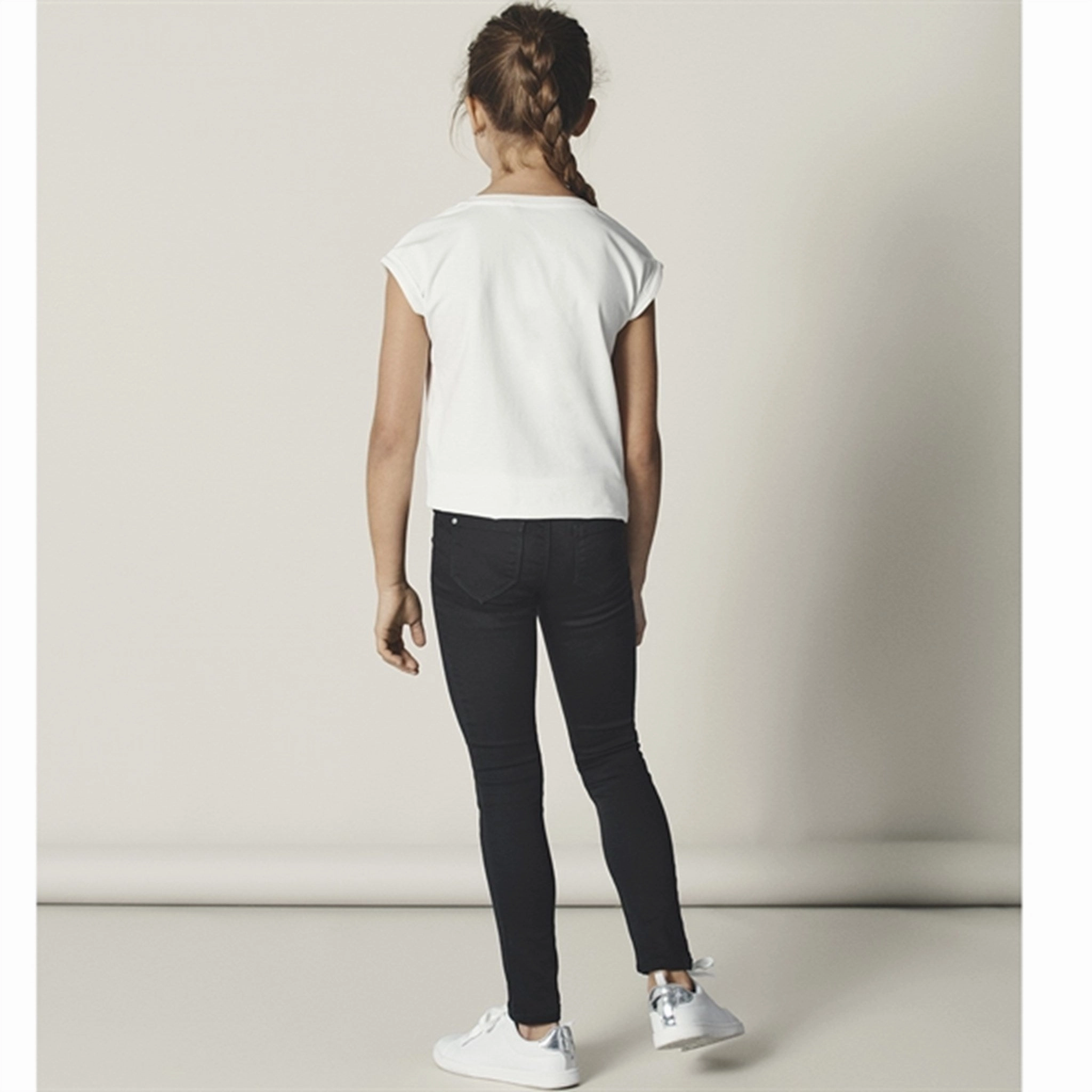 Maternity Wear Rib Knit Structured Waistband Name it Black Tinna Skinny NOOS Leggings