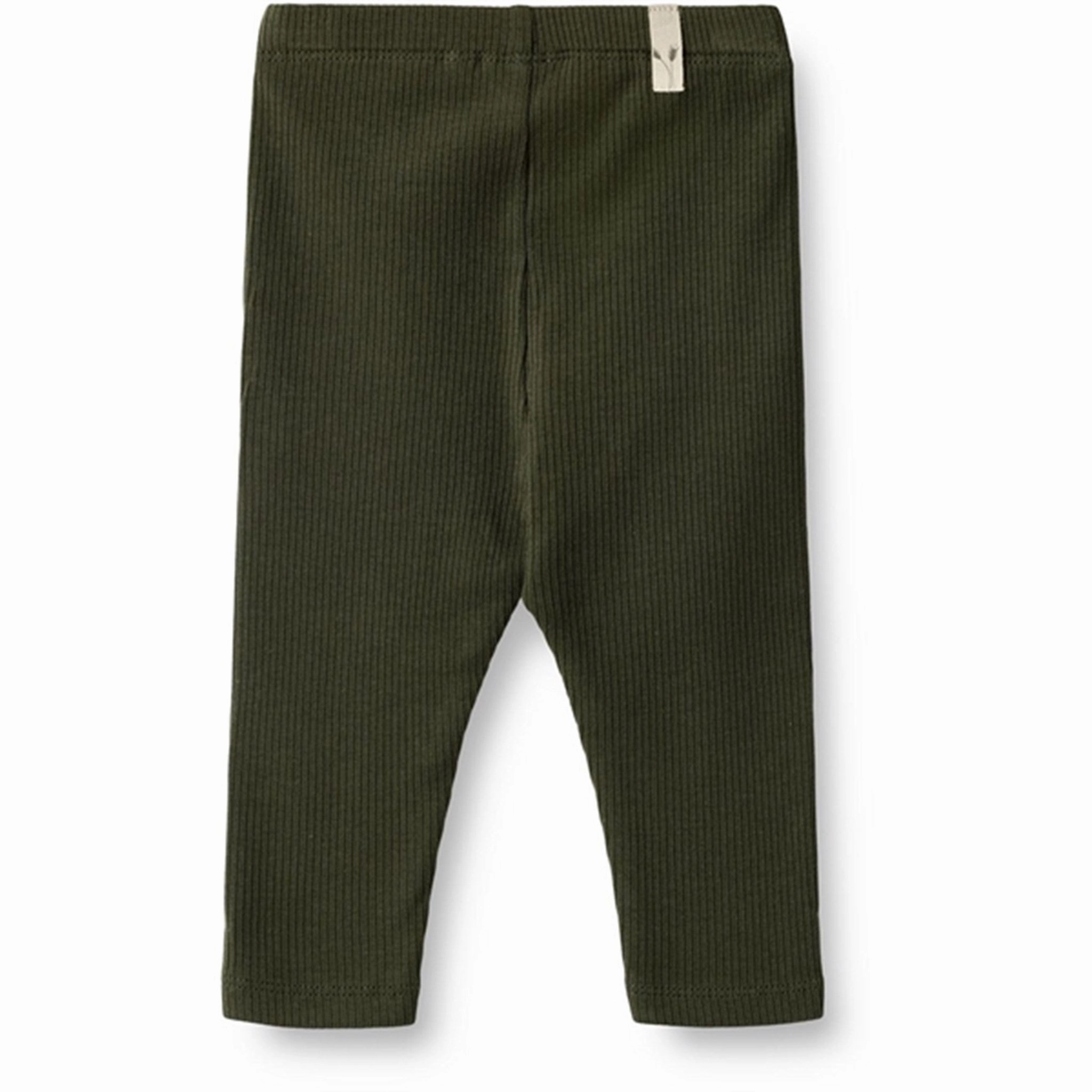 Wheat Deep Forest Jersey Leggings Jules Rib Knit Postpartum Fit Butt Lifting Design