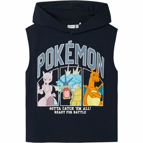 Name It Navy Blazer Mos Pokemon Regular Sweat Vest Position