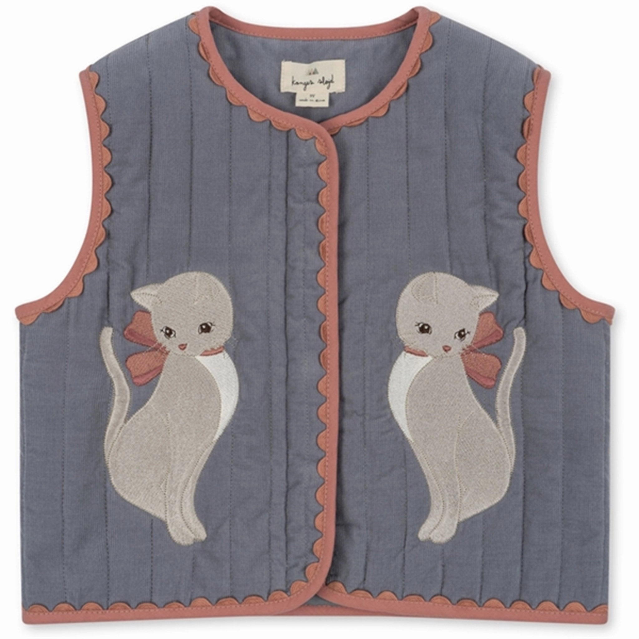 Konges Sl?jd Tradewinds Miau Vest wideness with zippers