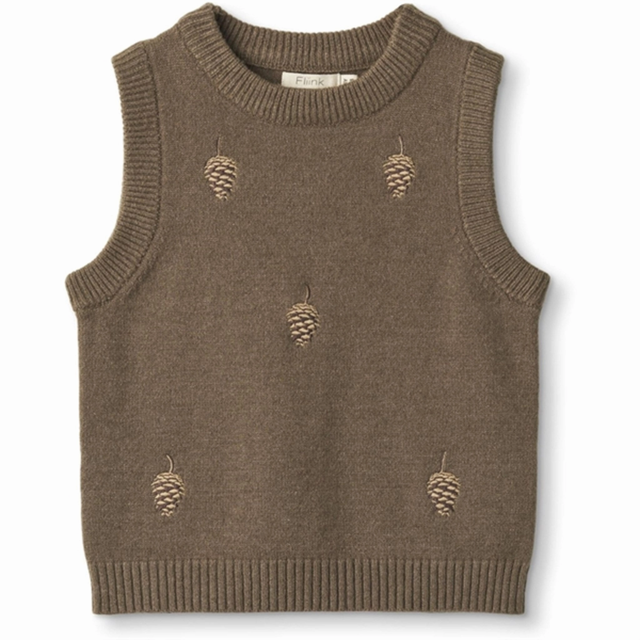 Fliink Cub Benna Embr. Vest petite - plus size